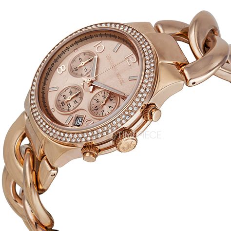 michael kors m3247 damenuhr|Michael Kors Chronograph Rose Dial Rose Gold Ion .